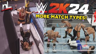 NEW MATCH TYPES in WWE 2K24!