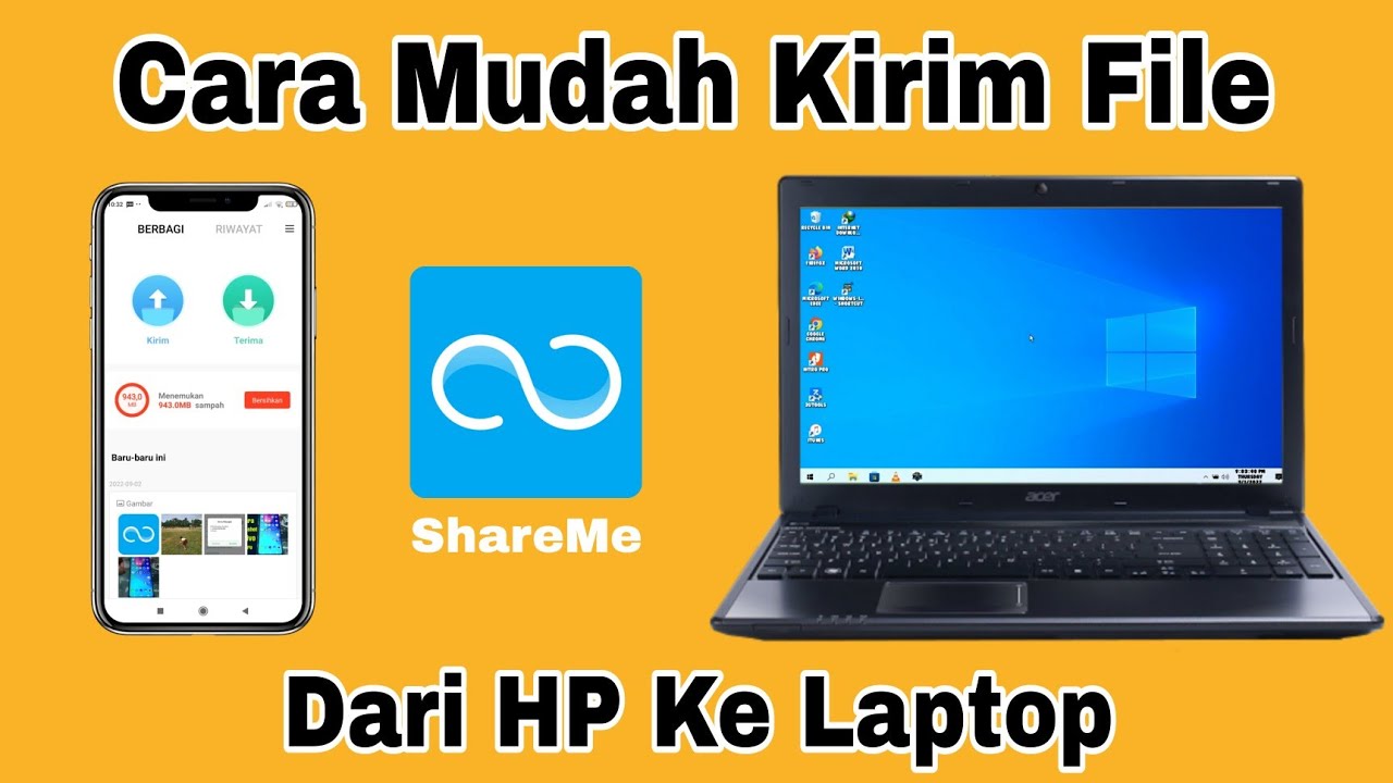 Syha Rmeme Cara Mudah Mengirim File Dari Hp Ke Laptop Menggunakan Aplikasi ShareMe ...