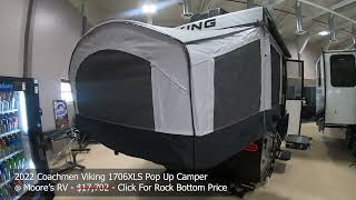 2022 Viking 1706XLS Pop Up Camper Walk Through Stock 10541