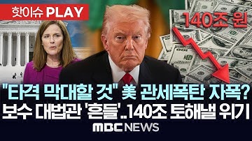"타격 막대할 것" 美 관세폭탄 자폭?보수 대법관 