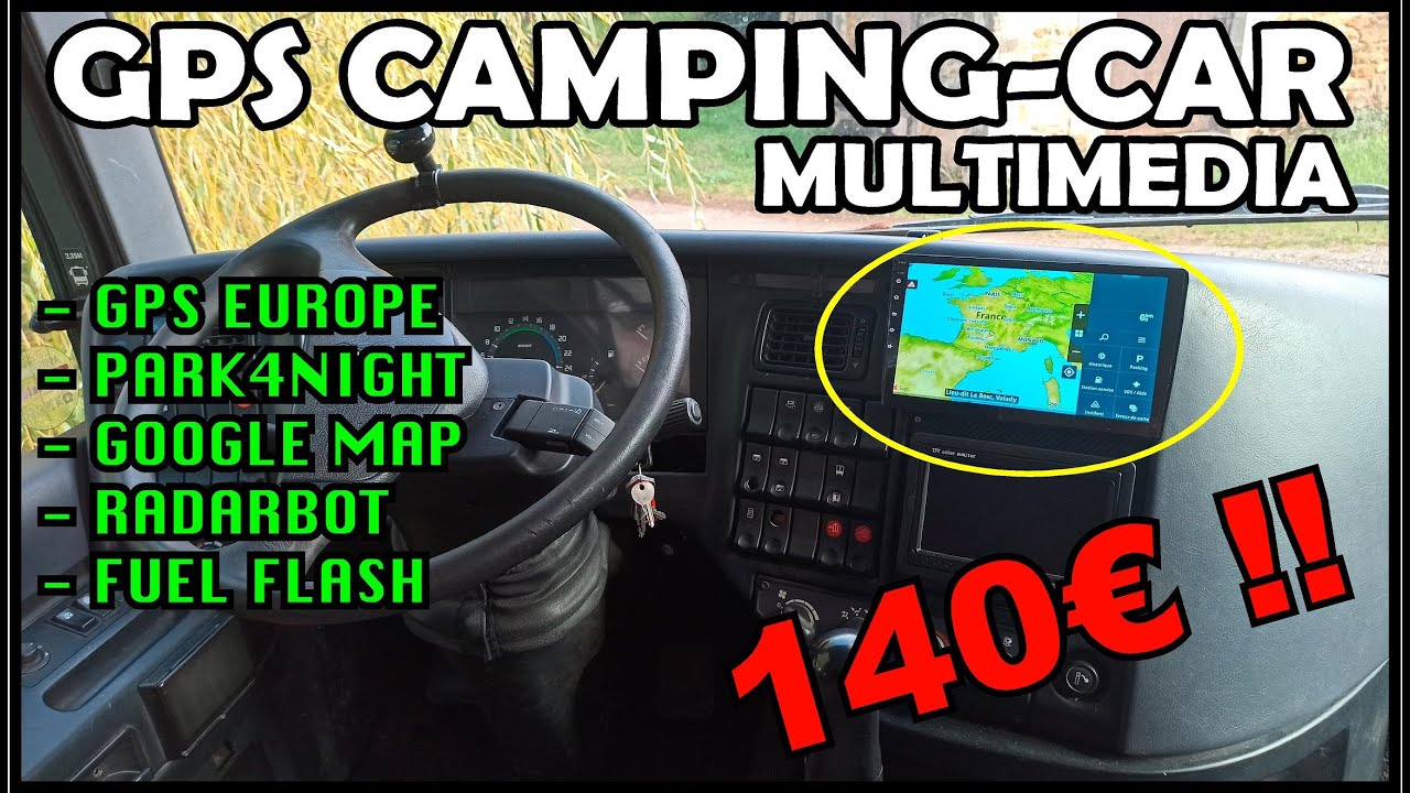 EP-59 Un GPS EUROPE Multimédia de 25 cm pour Camping-car et Poids