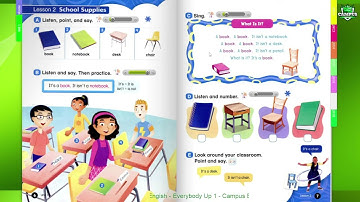 Everybody up 1 - Unit 1 - First day - Lesson 2 - School supplies