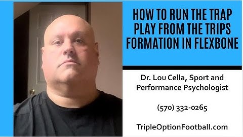 How to Run the Trap from the Trips Formation #flexbone #tripleoption #airforcefootball #coaching