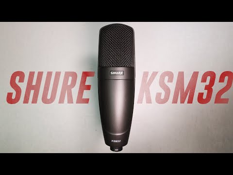 Shure KSM32SL Studio Condenser Microphone (Silver)