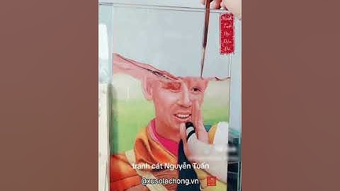 Tranh cát Thầy Minh Tuệ SAND PAINTING by Artist Nguyễn Tuấn