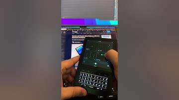 Hackberry Pi CM5 review with #marathon shell , feels like #BB10 #blackberry #linux #keyboard #phone