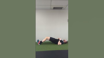 1 Leg Hamstring Bridge   Hip Flexor
