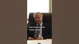 Nasihat Tun Mahathir Cara Sihat Umur Panjang👍