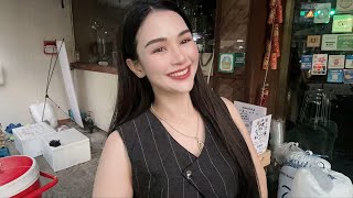 LIVE Street Café - Welcome Family 🤗 Ploysai Coffee Lady in Bangkok Thailand - Thai Street Food