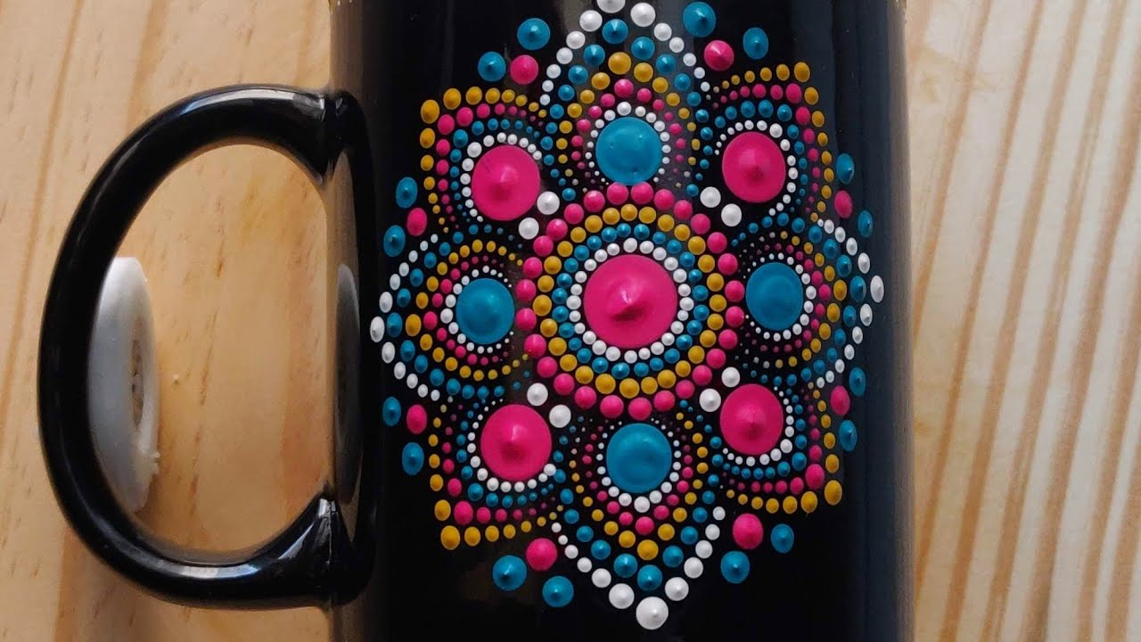 How to paint a mug: Master-Class for painting mugs & painted cups