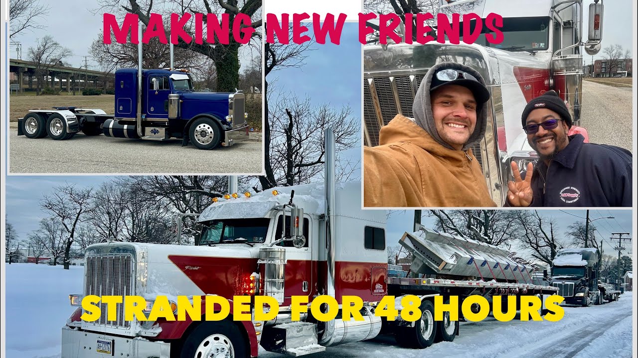Trucking vlog Stranded in Virginia for 48 hours The life of a trucker ...