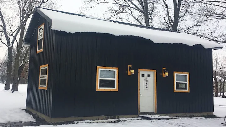 BEAUTIFUL BLACK SOUTHERN ILLINOIS TINY HOME