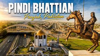 Pindi Bhattian City Tour Aerial View 🇵🇰 | Heart of Punjab Pakistan | Travel Vlog 4K