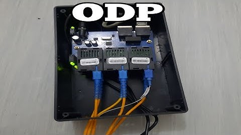 Cara buat odp menggunakan media converter fiber optic/HTB