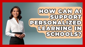 How Can AI Support Personalized Learning in Schools? | Safe AI for The Classroom News