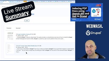 Summary: Indexing PDF Docs using Search API and Solr in Drupal