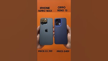 iphone 16 pro max Vs Oppo Reno 13 Speed test comparison #shortfeed #shorts