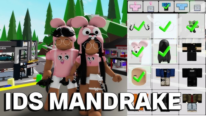 Id de roupas no Brookhaven do Roblox do mês de abril 2023 - Dluz Games