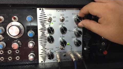 AtomoSynth  TOTEM demo 1 Bass drums