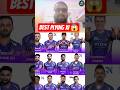 IPL 2026: KKR vs MI Best Playing XI 🔥 #shorts #ipl2026 #kkrvsmi