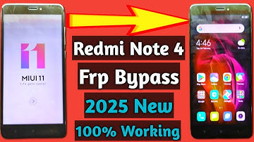 Xiaomi redmi note 4 frp bypas miui 11 | Redmi note 4 frp bypas2025 | Mi note 4 frp bypass youtube
