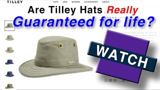 Tilley Hat Guaranteed For Life Update