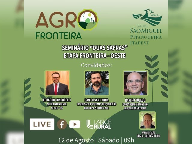 Live AGRO FRONTEIRA - PECUÁRIA - Agro Agenda