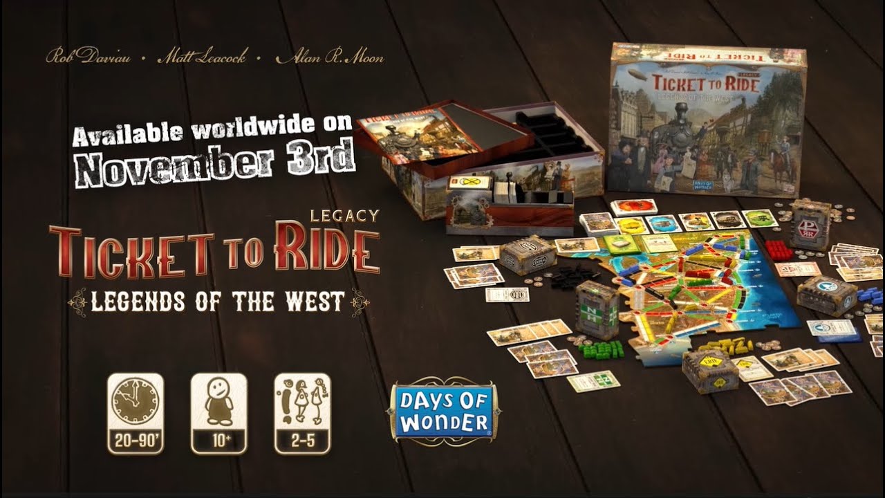 Ticket to Ride Legacy: Legends of the West :: Dragon's Lair