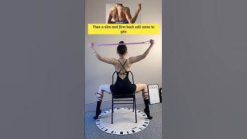 4 oefeningen met weerstandsbanden om je schouders direct te openen en een mooie rug te krijgen. #...