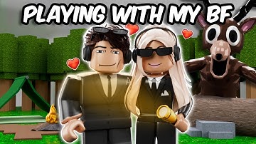 TEACHING My BOYFRIEND To Survive 99 NIGHTS IN THE FOREST