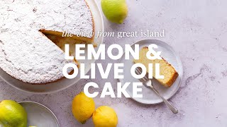 LEMON \& OLIVE OIL CAKE