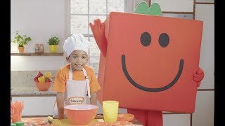 Cooking with the Mr. Men - Mr. Strong vegetable frittata recipe