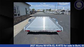 Spectacular 2027 Aluma 8016TA-EL-R-RTD Car Hauler Trailer For Sale in Buhl, ID