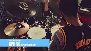 Drum Loop BPM 90 High Quality / Hip-Hop / Boom Bap / Urban / Beats / Metronome #NoAI