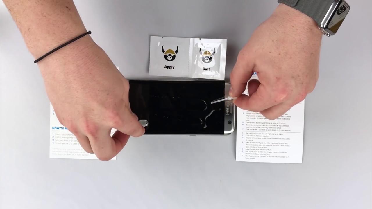 How to Install cellhelmet Liquid Glass Screen Protection YouTube