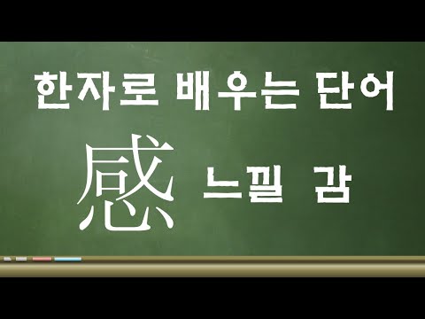 #5 Learning the Character "Gam" (感)