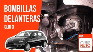 Cómo cambiar las bombillas delanteras Clio 3 💡