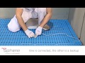 How to install ThermoSphere electric underfloor heating membrane and cable