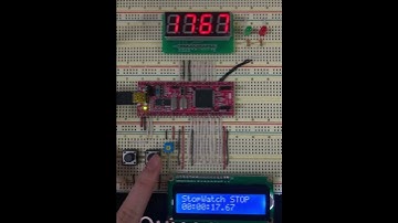 [ATmega128A MCU] Stopwatch 구현 FND(S.ms) LCD(H:M:S.ms)