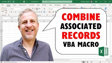 VBA Macro to Combine Associated Records in a Single Record