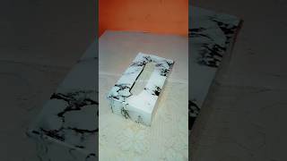 Waste to Wow 😱 Make a Tissue Box from an Old Phone Box | DIY #Shorts