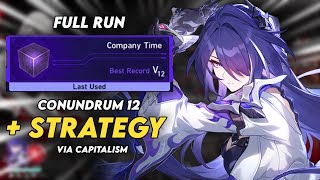 Acheron Full Run On Erudition Path With Company Time - Gold & Gears Conundrum 12 | Honkai: Star Rail