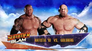 WWE 2K18 | Goldberg vs Batista Squash Match | Gameplay