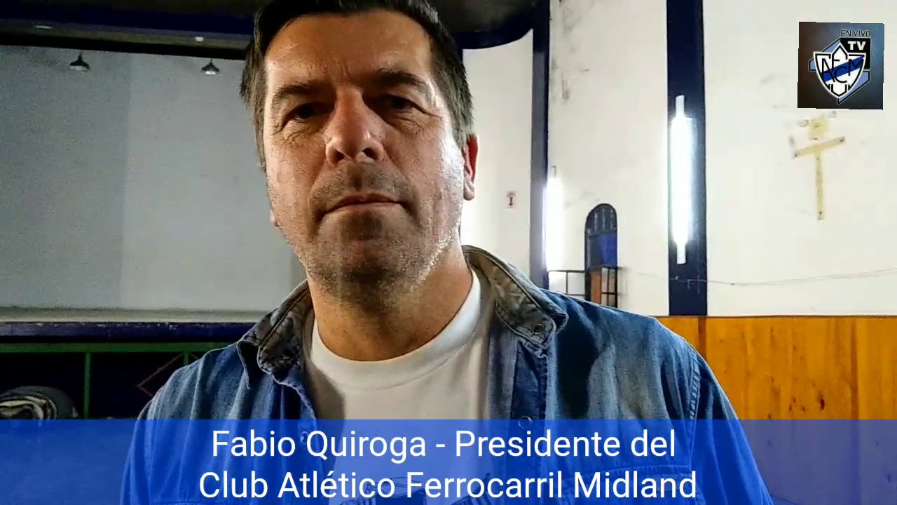 Fabio Quiroga: Presidente del Club Atlético Ferrocarril Midland