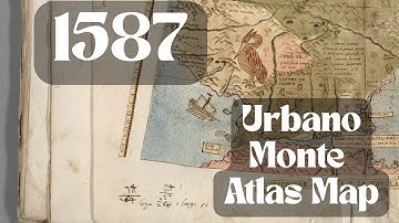 1587 Urbano Monte Atlas | Manuscript World Map + Epic Cinematic Music 🌐🎼