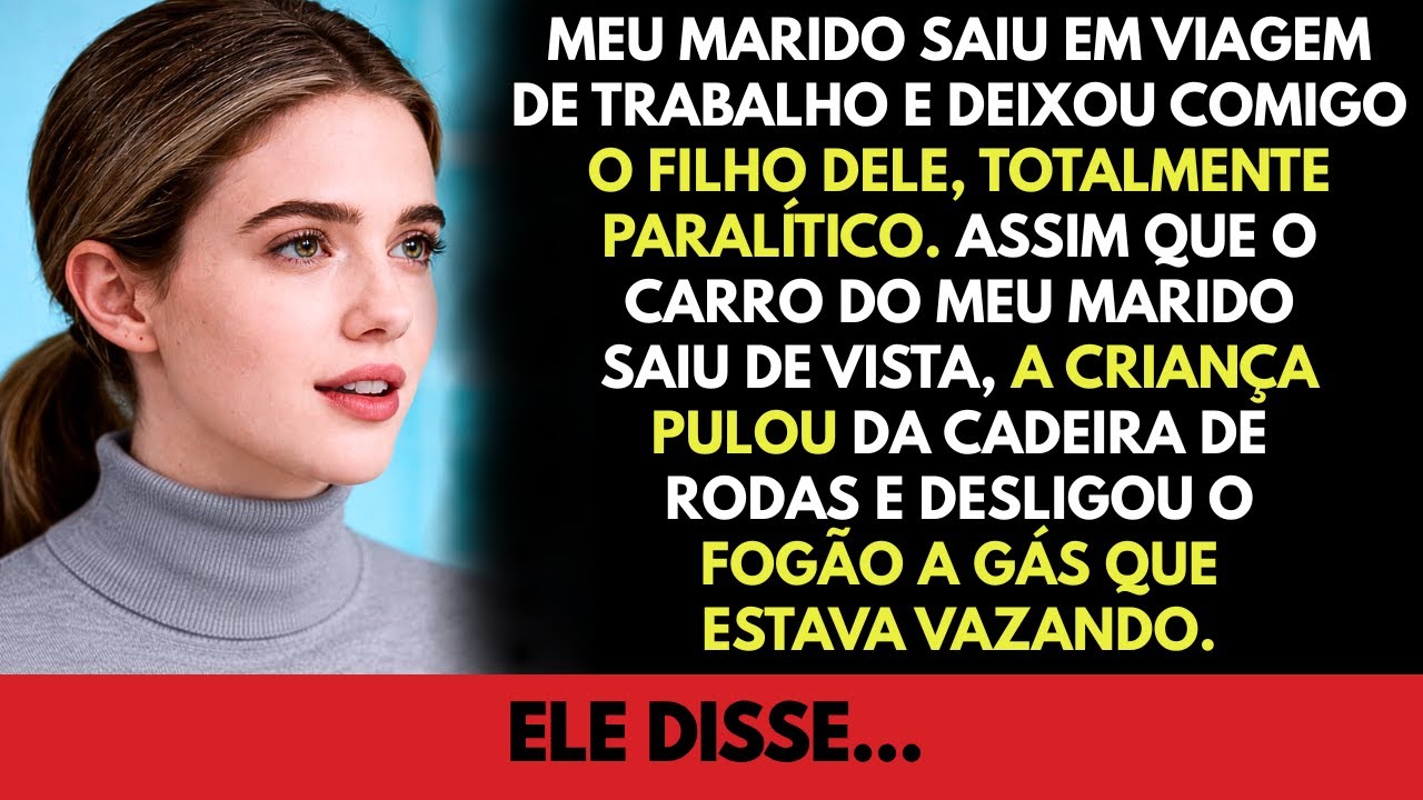 Meu enteado paralítico correu de repente quando o pai dele viajou a trabalho — e isso me salvou...