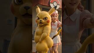 🔥 Pikachu Got a Makeover?! You Won’t Believe This Transformation! 🍑 #pikachu #pikapopworld #pokemon