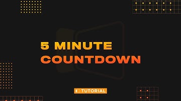 Pro Tip 03 // Creating a 5 Minute Countdown
