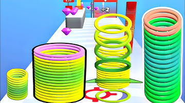 Slinky Hop - Satisfying ASMR android ios All Level gameplay