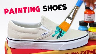 Customizing Vans Shoes as Famous Paintings?!